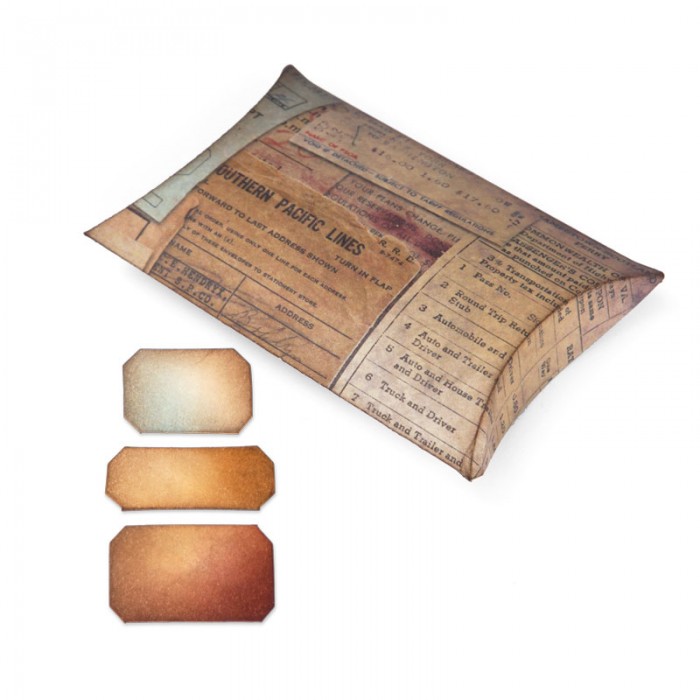 Sizzix Movers &amp; Shapers L Die - Pillow Box w/Labels