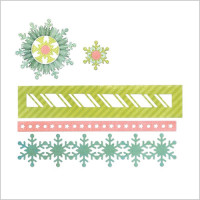 4 Thinlits Christmas Trims by Debi Potter