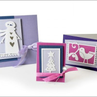  set di Thinlits "Winter Borders & Rosette" by Paula Pascual