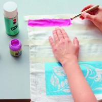 pintura tejido