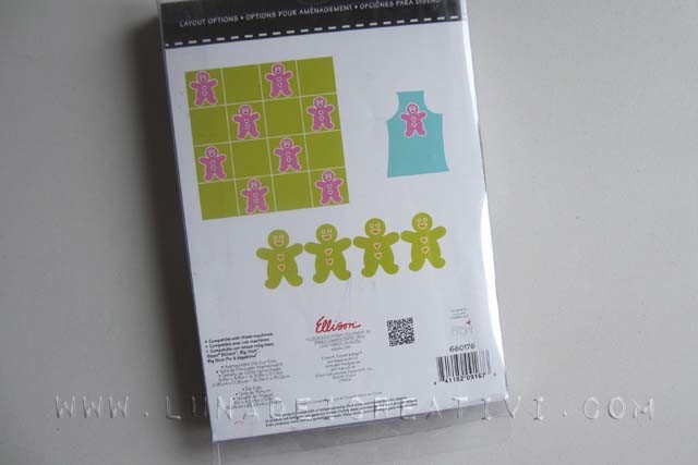 Retro della fustella Bigz Gingerbread Man